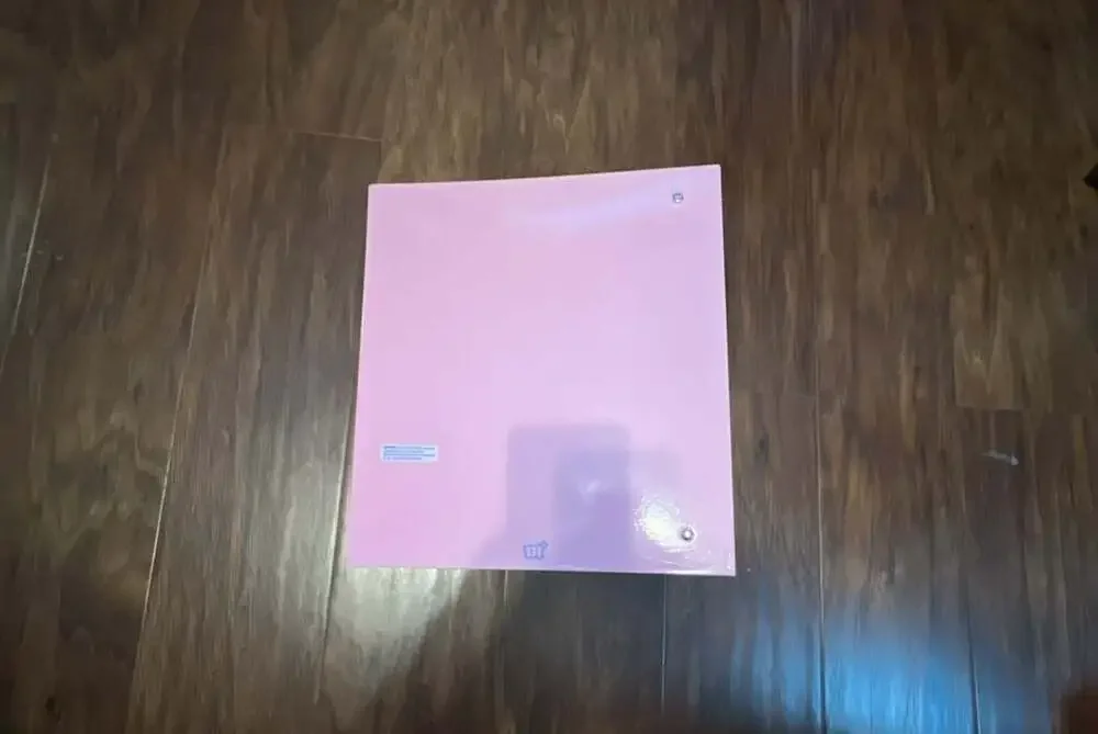 More Than Magic Light-Up Pizza Slice Pink 3-Ring Binder